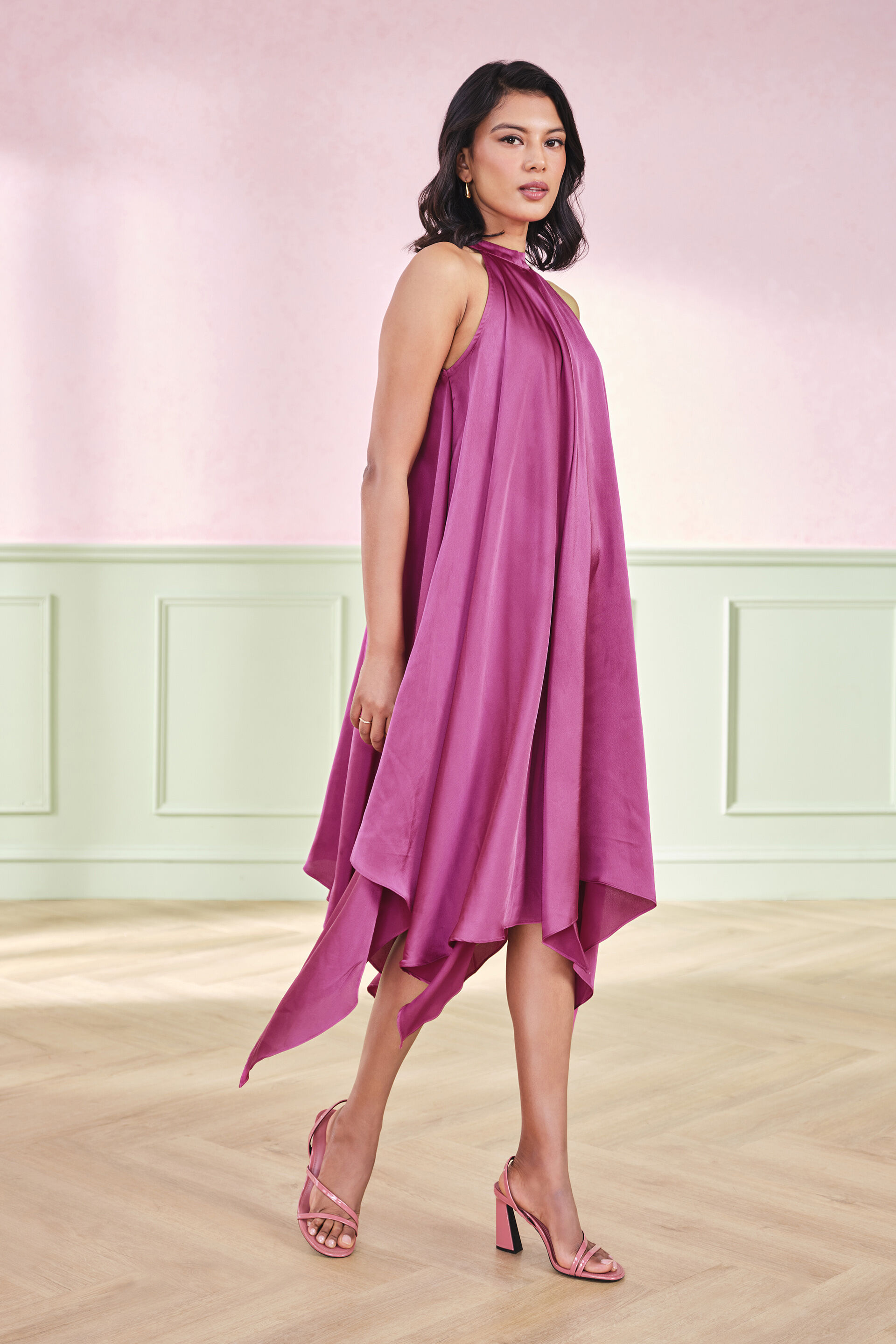 Sunset Samba Cocktail Pink Dress, Pink, image 5